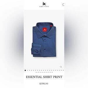 Eric Sana - Essential Shirt Print in Royal Blue (2014)